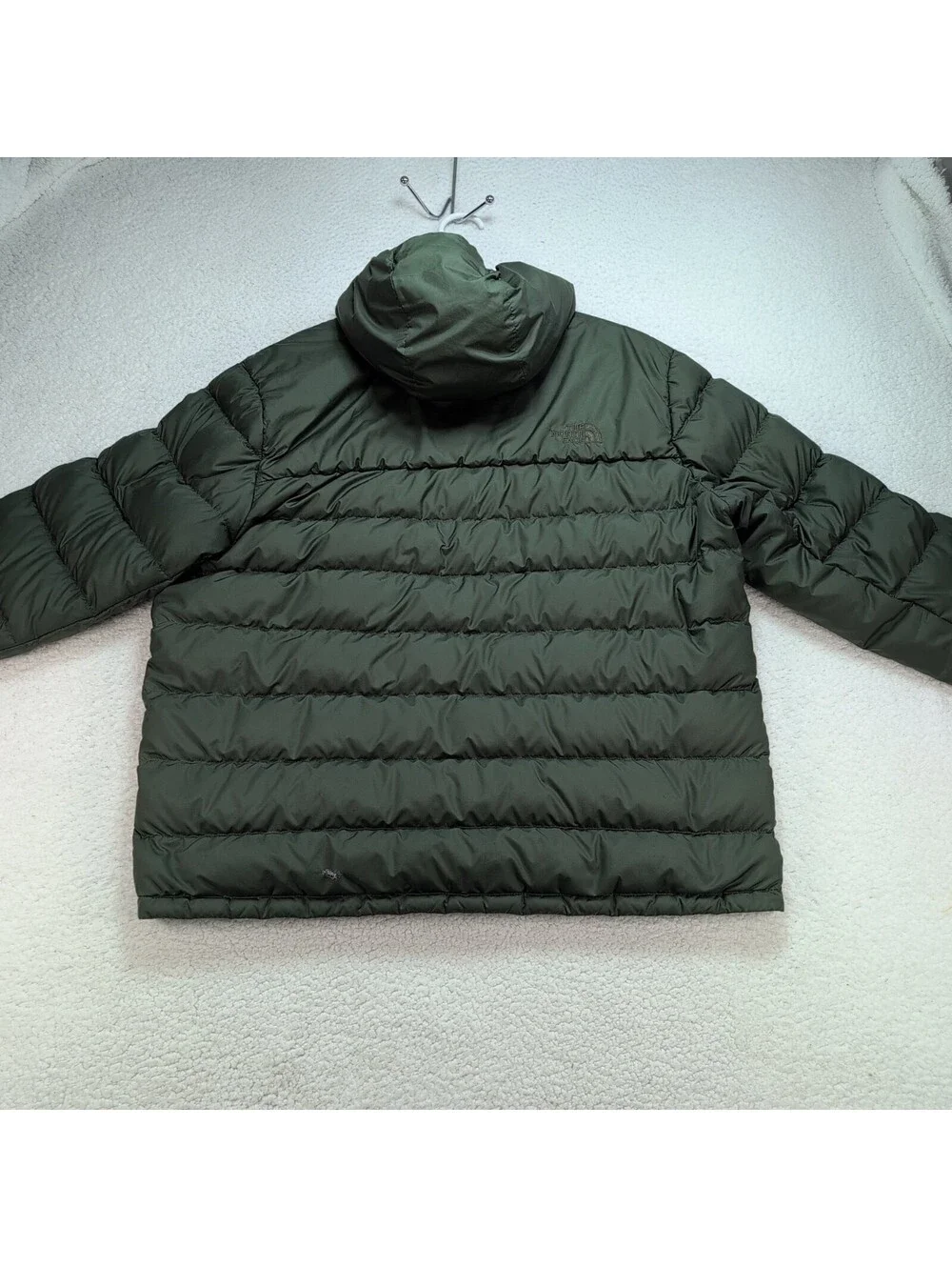 The North Face Aconcagua XL Hooded Down Puffer Jacket Green 75/25 Insulated Coat